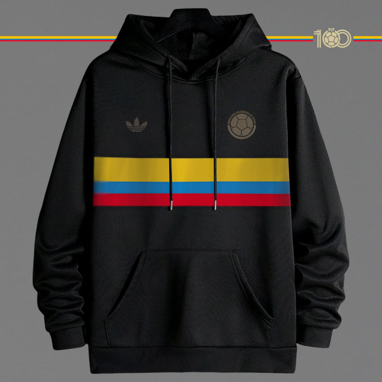 HOODIE/BUZO OFICIAL SELECCIÓN COLOMBIA⚽️🇨🇴