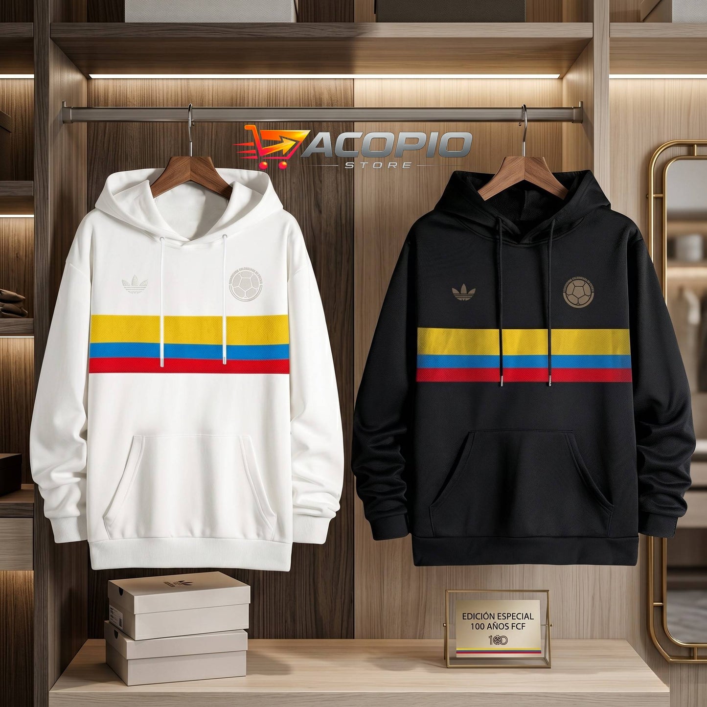 HOODIE/BUZO OFICIAL SELECCIÓN COLOMBIA⚽️🇨🇴