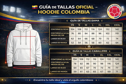 HOODIE/BUZO OFICIAL SELECCIÓN COLOMBIA⚽️🇨🇴